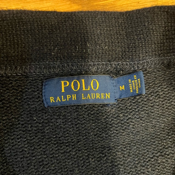 Polo ralph lauren cardigan coach basketball tigers sweater - Picture 3 of 3